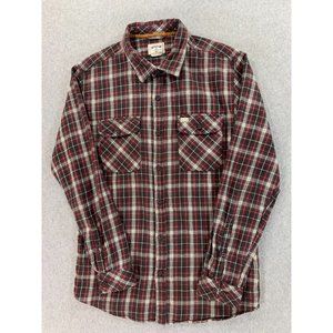 Captain Fin Plaid Cotton‎ L/S Button Down Shirt (Men's Medium)